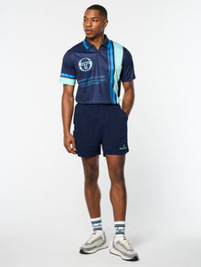 Men | Luca Piqué Short | Maritime Blue