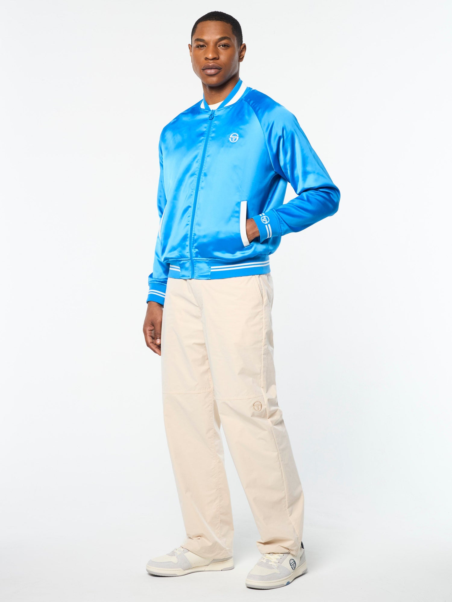 Men | Tosca Varsity Jacket | French Blue