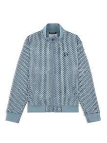 Men | Paolo Knit Track Jacket | Faded Denim