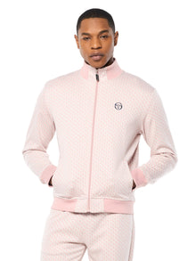 Men | Paolo Knit Track Jacket | Pale Mauve