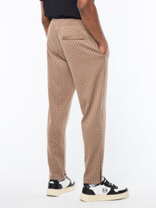 Men | Paolo Knit Track Pant | Taupe Grey