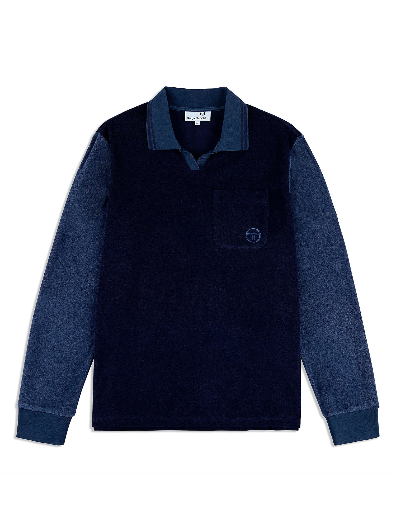 Men | Alvar Long Sleeve Polo | Eclipse