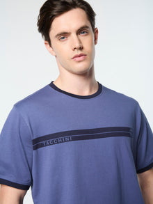 Men | Leo T-Shirt | Blue Indigo