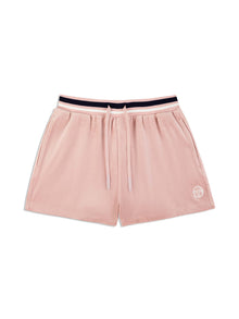 Women | Adele Velour Short | Pale Mauve