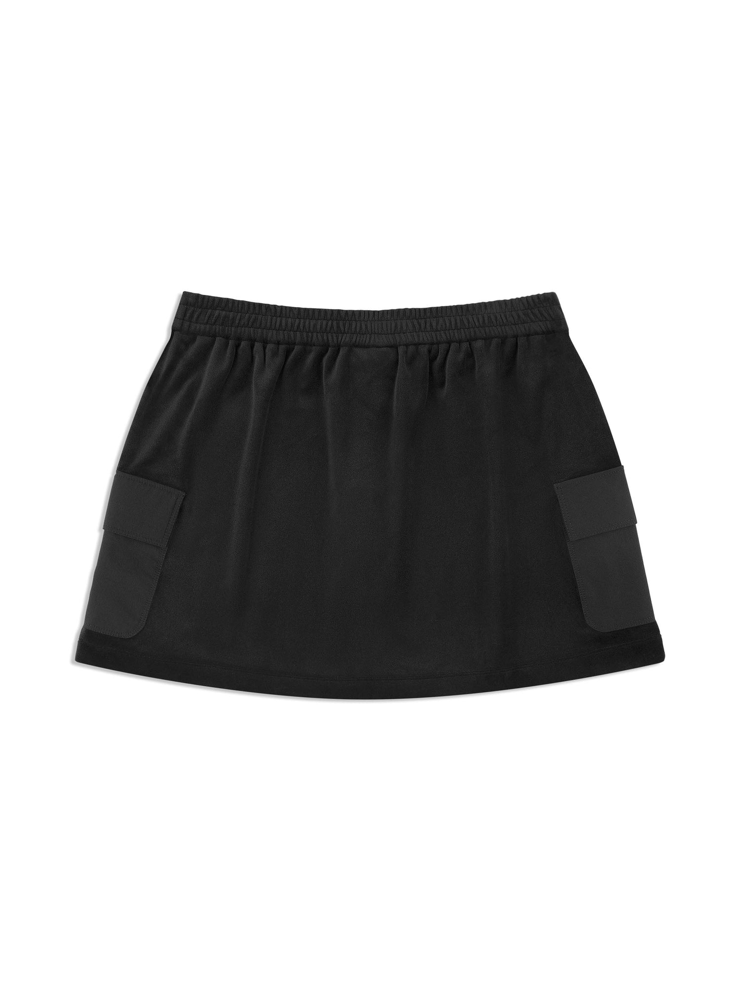Women | Adele Velour Skirt | Black Beauty