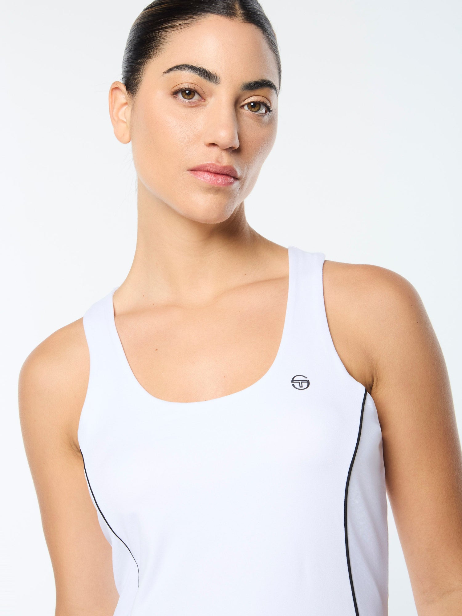 Women | Tessa Scoop Neck Tank | Brilliant White