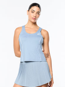 Women | Tessa Scoop Neck Tank | Faded Denim