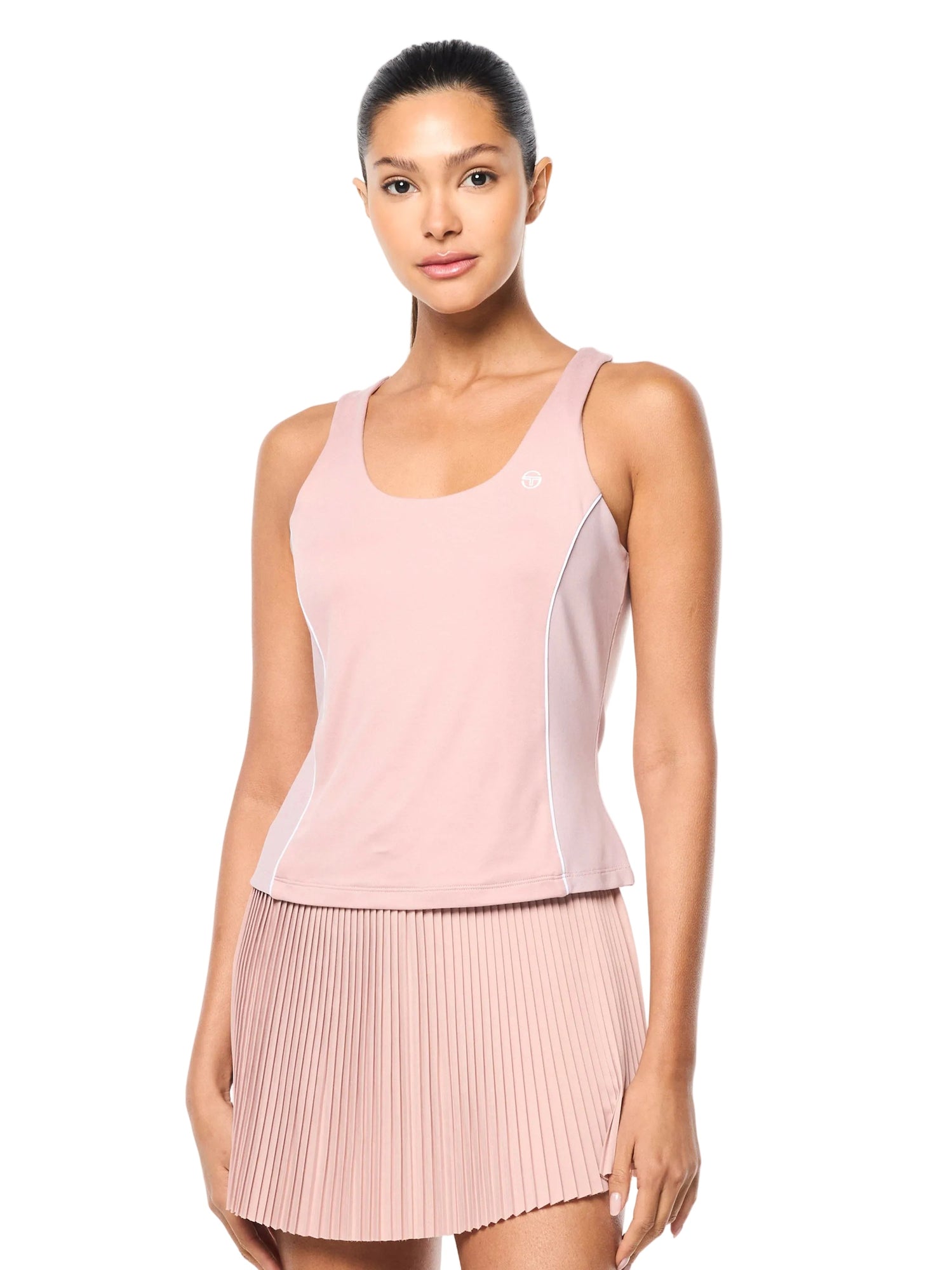 Women | Tessa Scoop Neck Tank | Pale Mauve