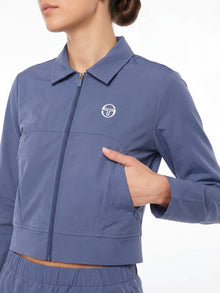 Women | Aria Track Jacket | Blue Indigo