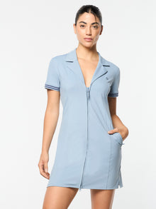 Women | Silvia Dress | Faded Denim