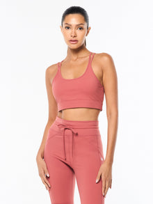 Women | Silvia Sports Bra | Light Mahogany