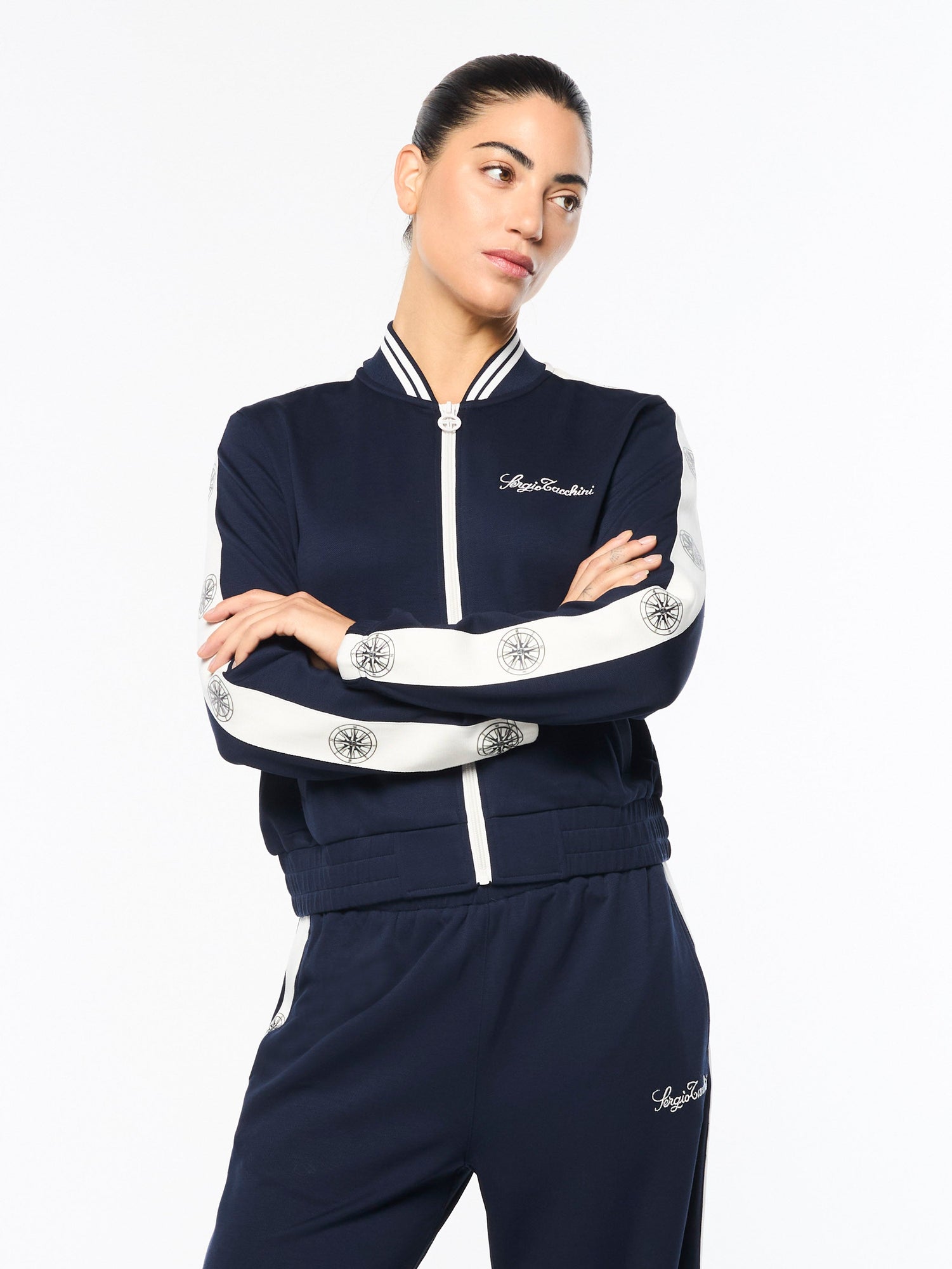 Women | Bussola Track Jacket | Maritime Blue