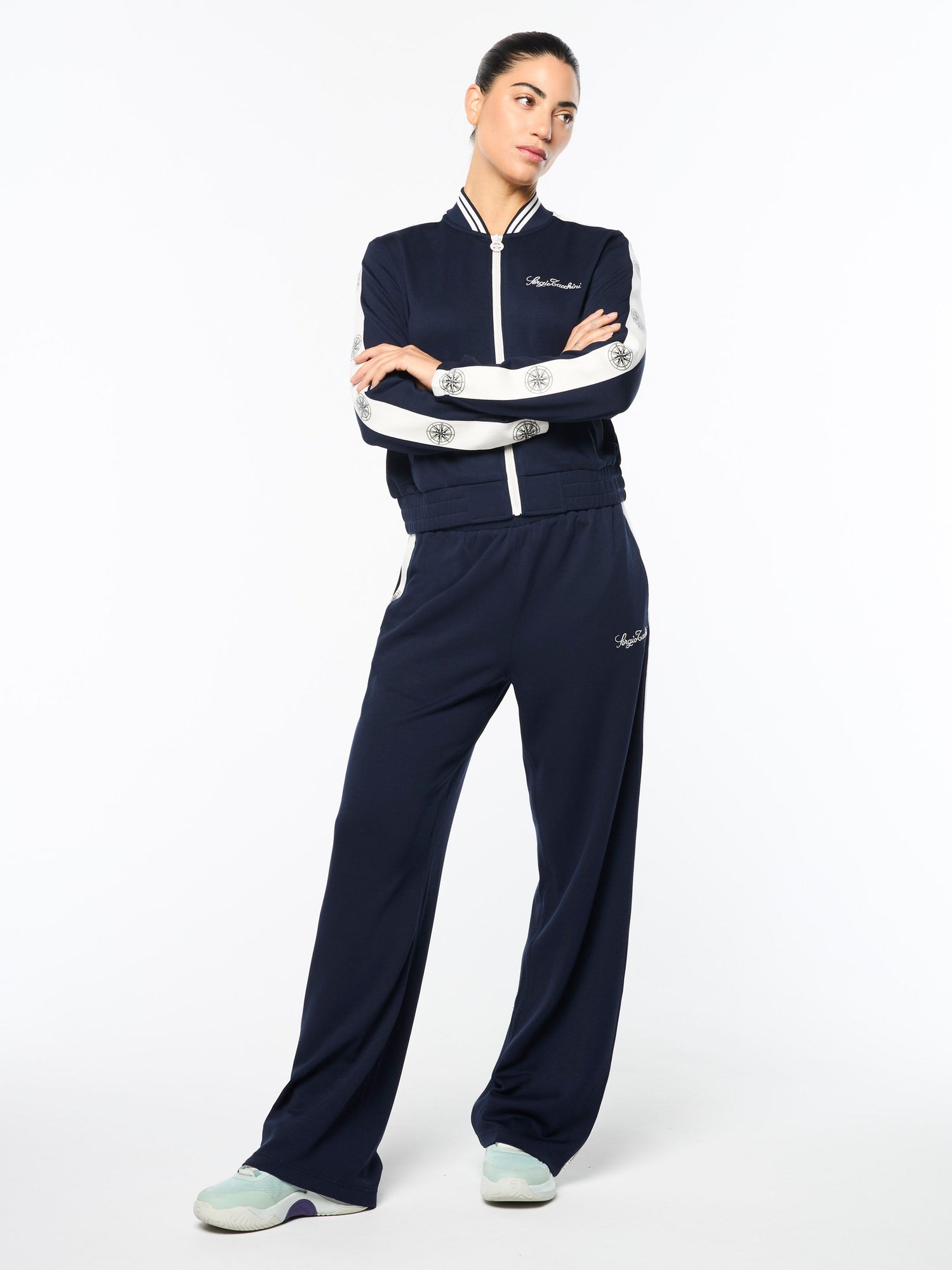 Women | Bussola Track Jacket | Maritime Blue