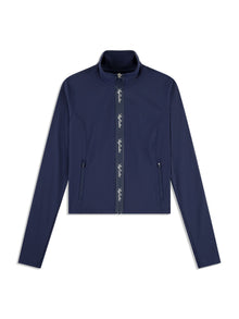 Women | Delfina Contour Track Jacket | Maritime Blue