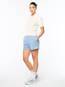 Women | Leila Knit Polo | Gardenia
