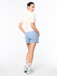Women | Leila Knit Polo | Gardenia