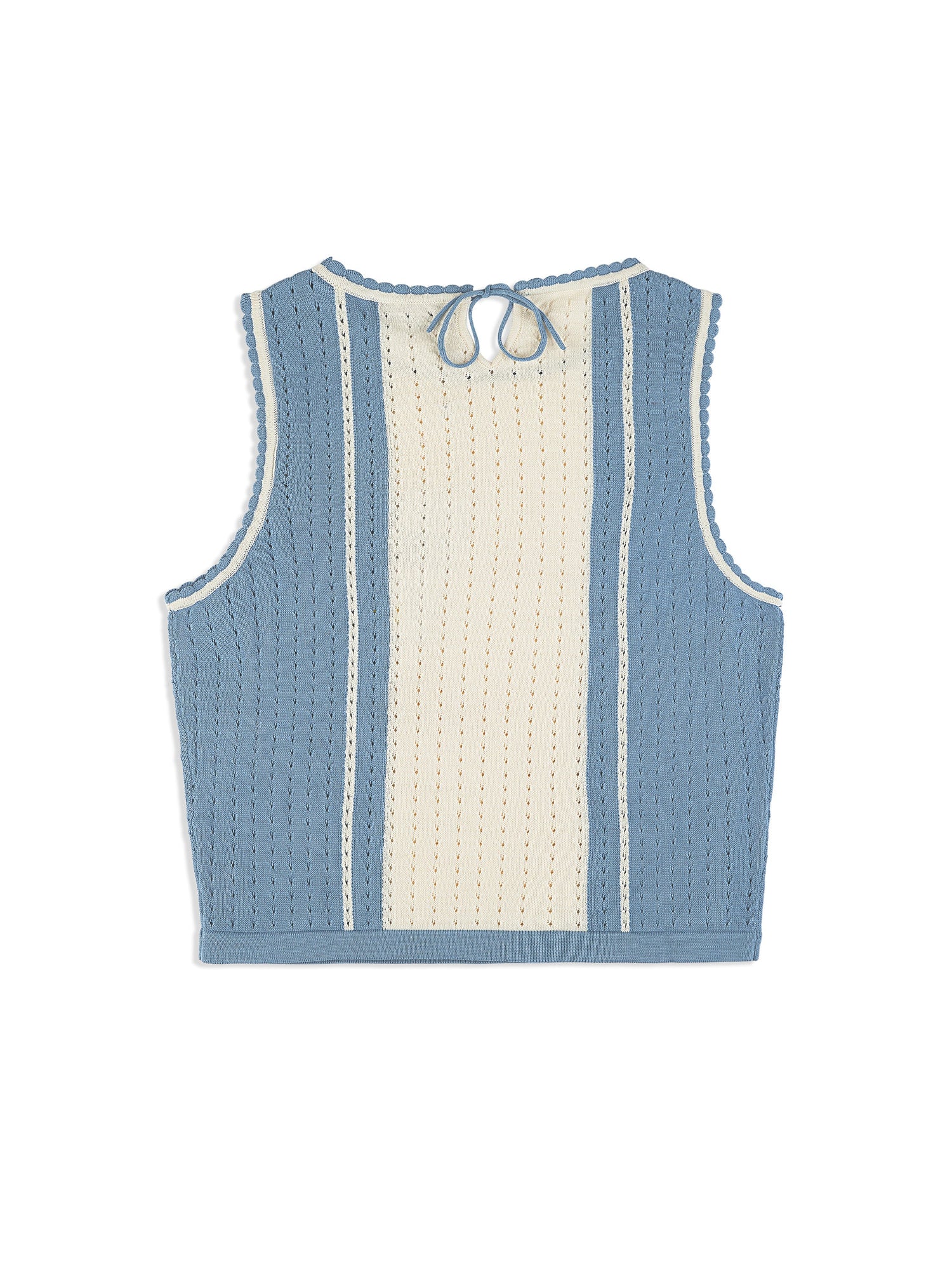 Women | Zola Knit Top | Faded Denim