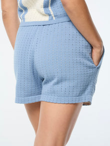 Women | Zola Knit Short | Faded Denim