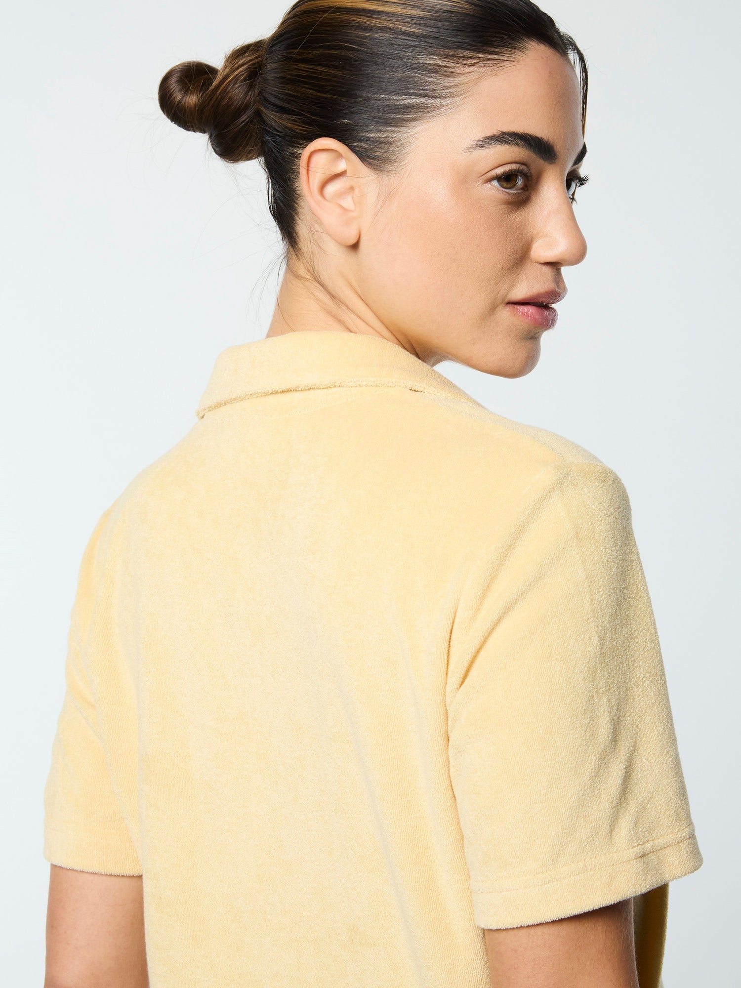 Women | Edda Cropped Shirt | Straw