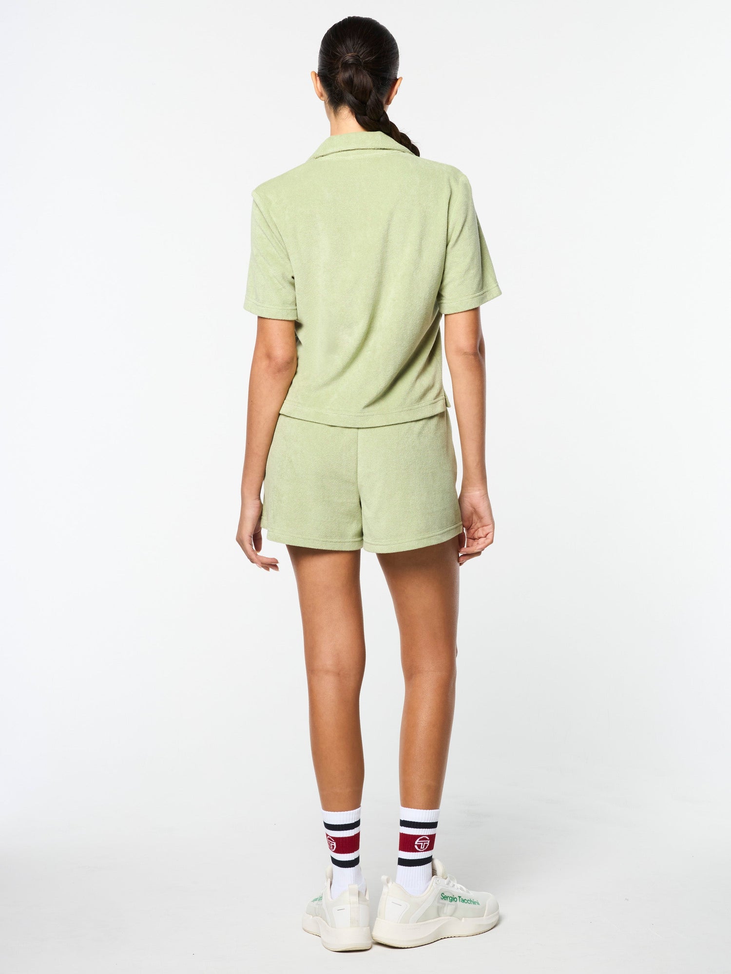 Women | Edda Cropped Shirt | Reseda