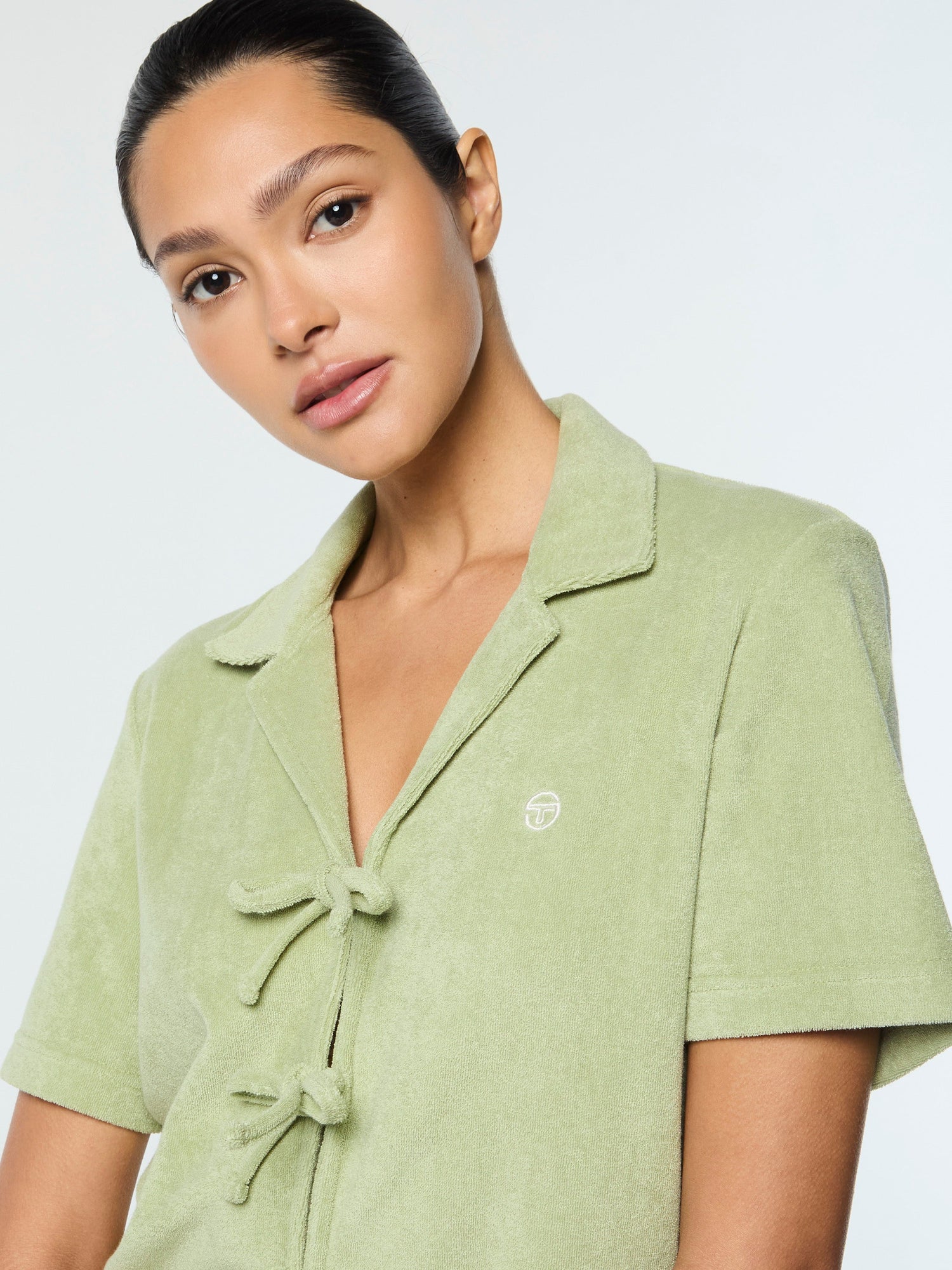 Women | Edda Cropped Shirt | Reseda
