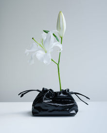 Alexandra Petite Drawstring | Black Crinkle