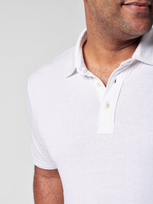 Mens - Cloud Short Sleeve Polo | White