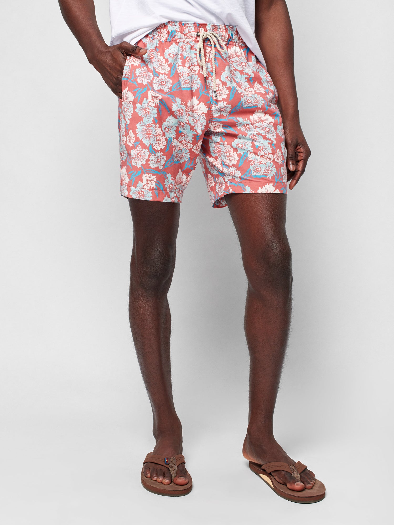 Mens - Beacon Trunk (7") | Red Multi Floral