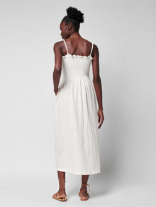 Womens - Dream Cotton Gauze Lakeview Dress | White