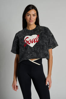 Soul by SoulCycle | Emily Tee | Mineral Wash Black