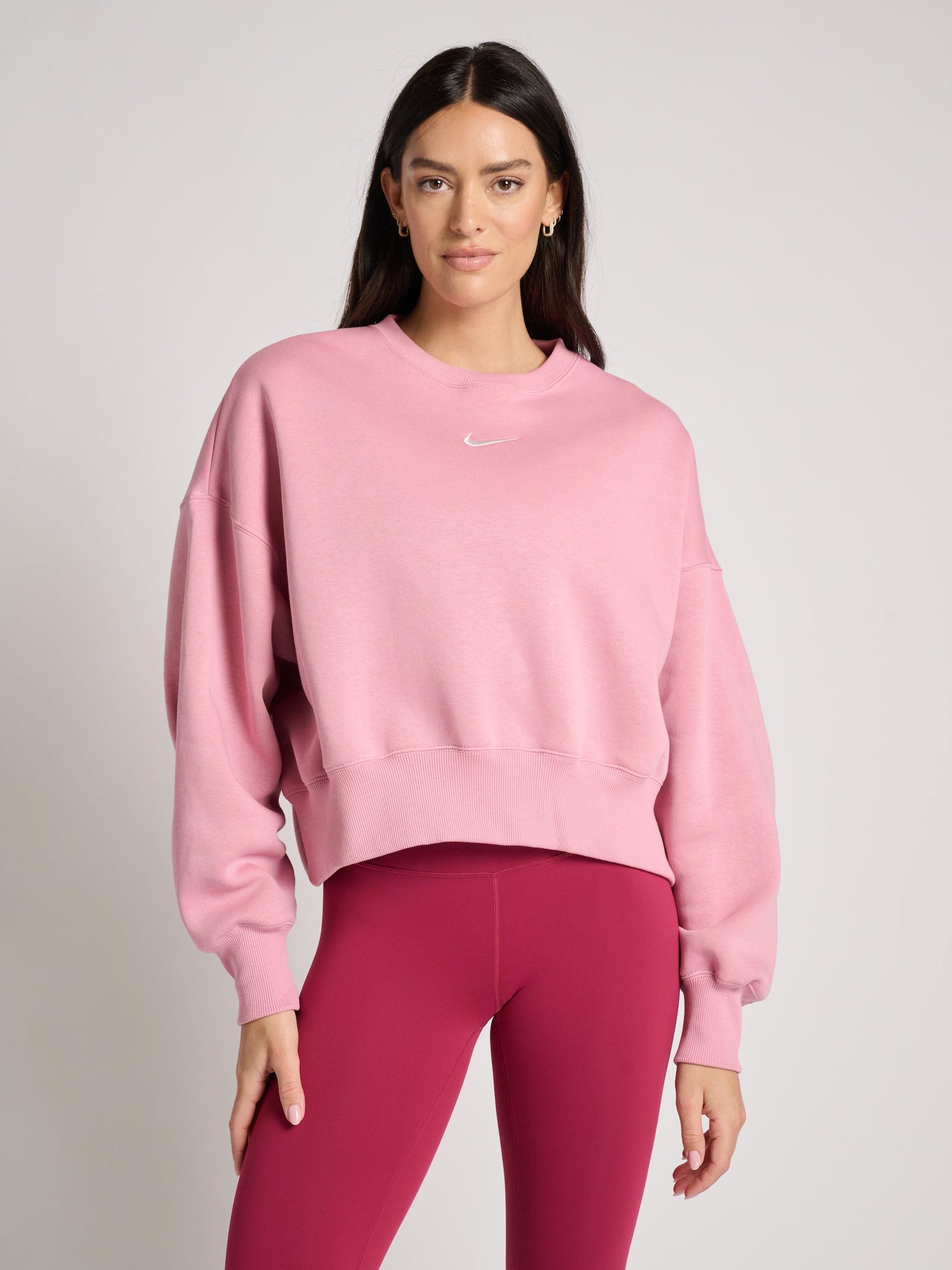 Nike | Over Oversized Crewneck | Elemental Pink/Sail