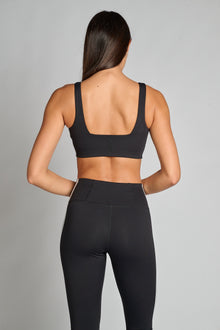 Spiritual Gangster | Ezra Longline Bra | Black