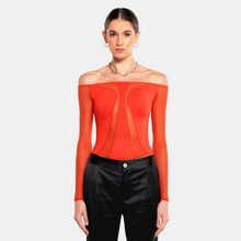 OW Collection SWIRL Blouse Blouse 200 - OW Red
