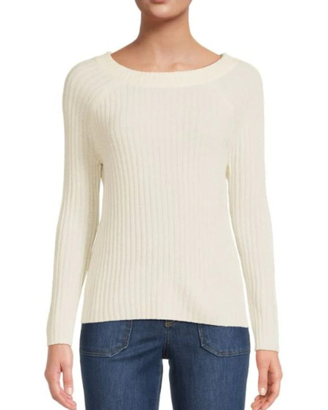 Amicale Cashmere | Women | Women's Cashmere Sweater | Ivory