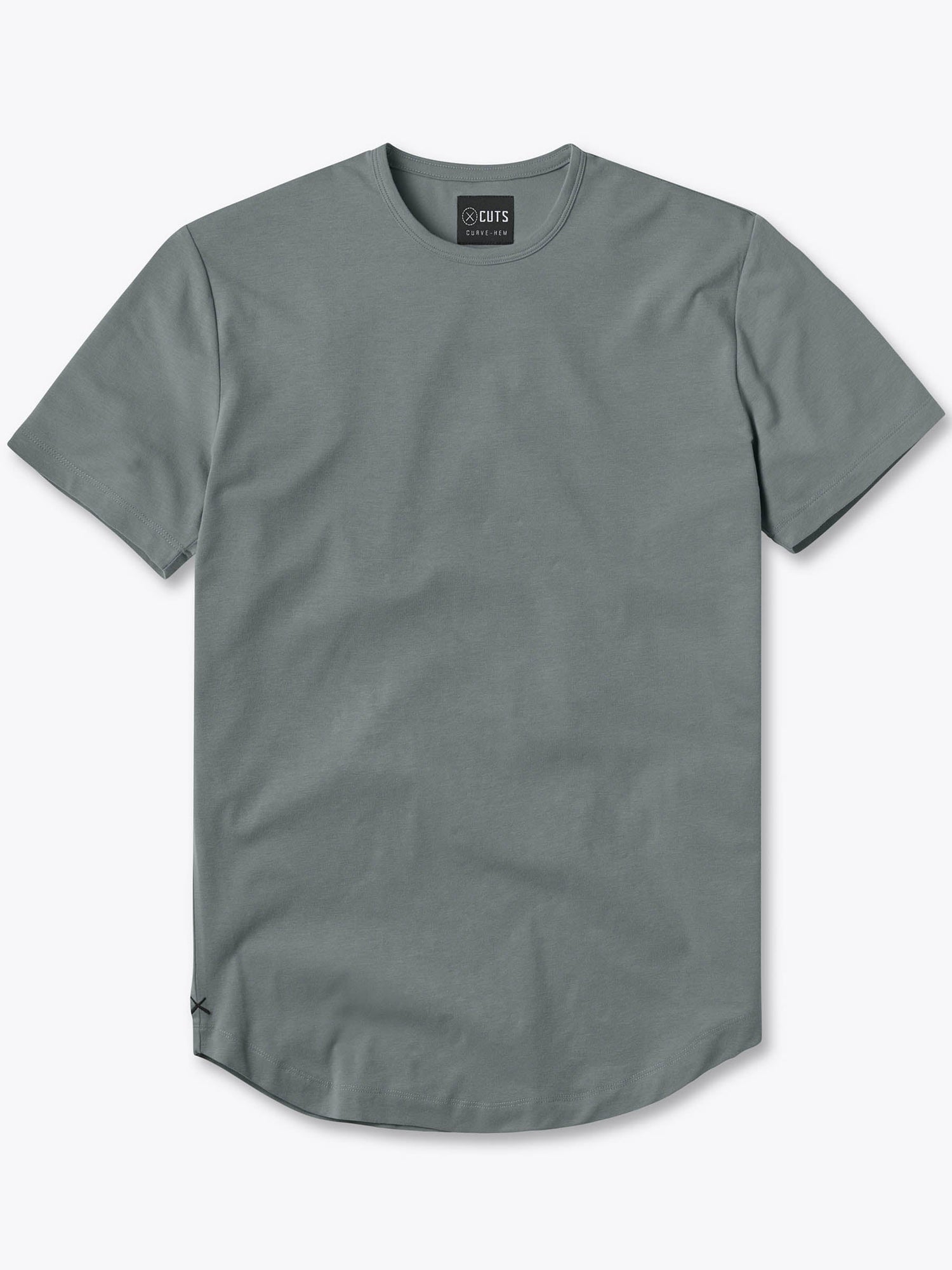 AO Curve-Hem Tee | Sage Signature-fit PYCA Pro