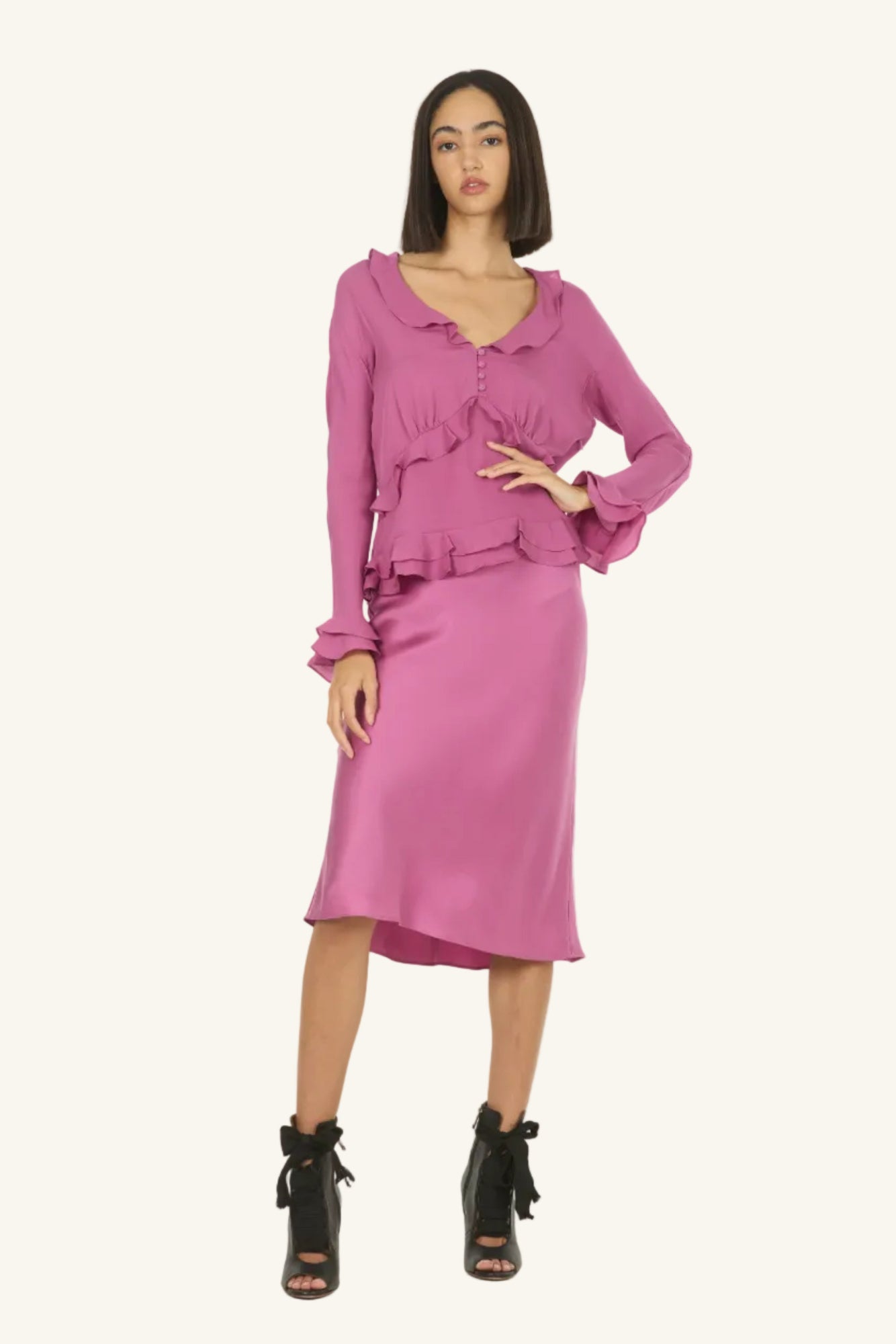 Sander Blouse | Plum