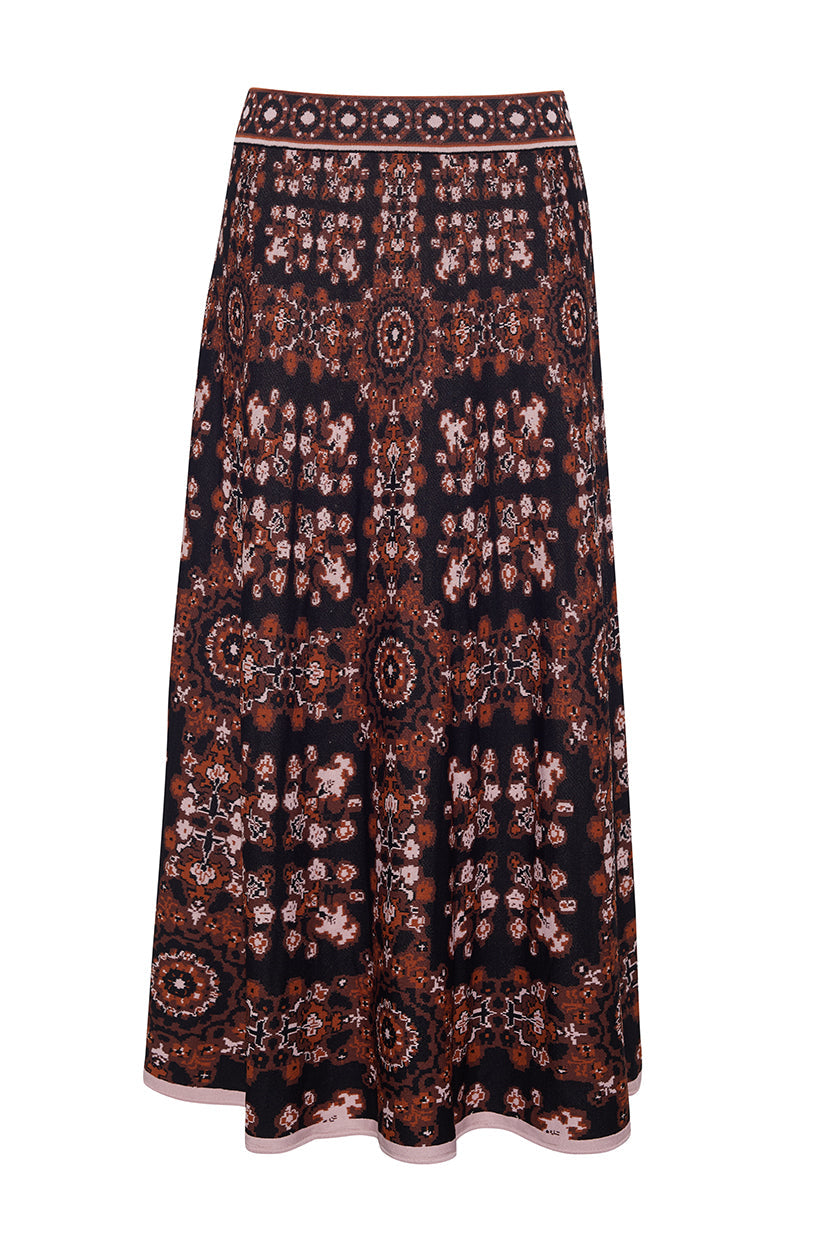 Sandrine Skirt | Black Rita Tile