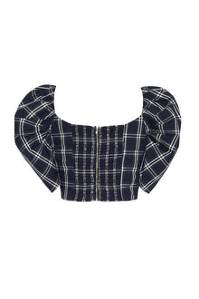 Sara Top | Plaid