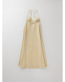 Sasha | Linen Maxi Dress | Champagne