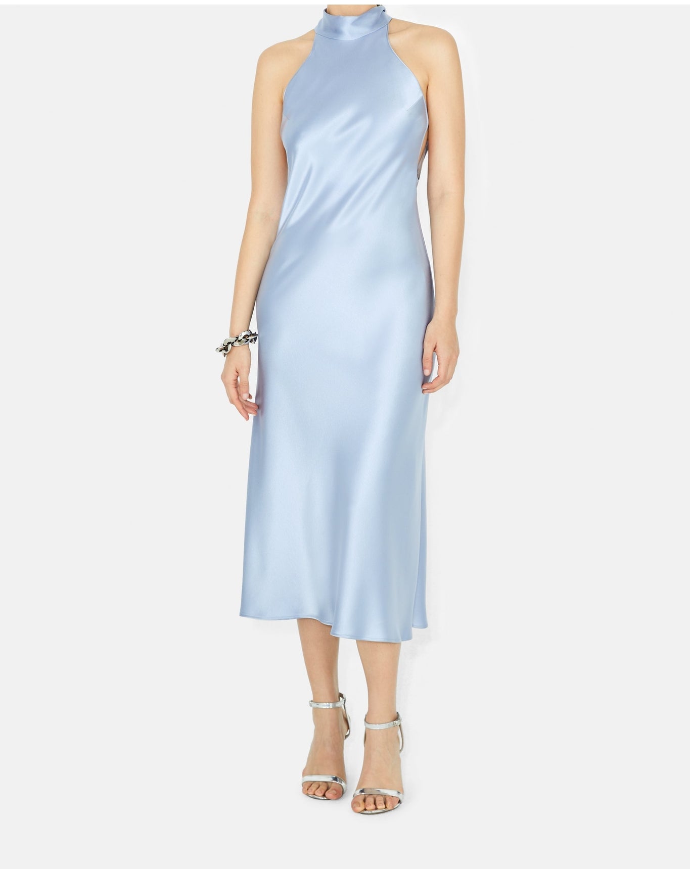 Scallop Sienna Dress | Ice Blue