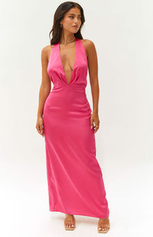Seattle Halter Formal Dress | Pink