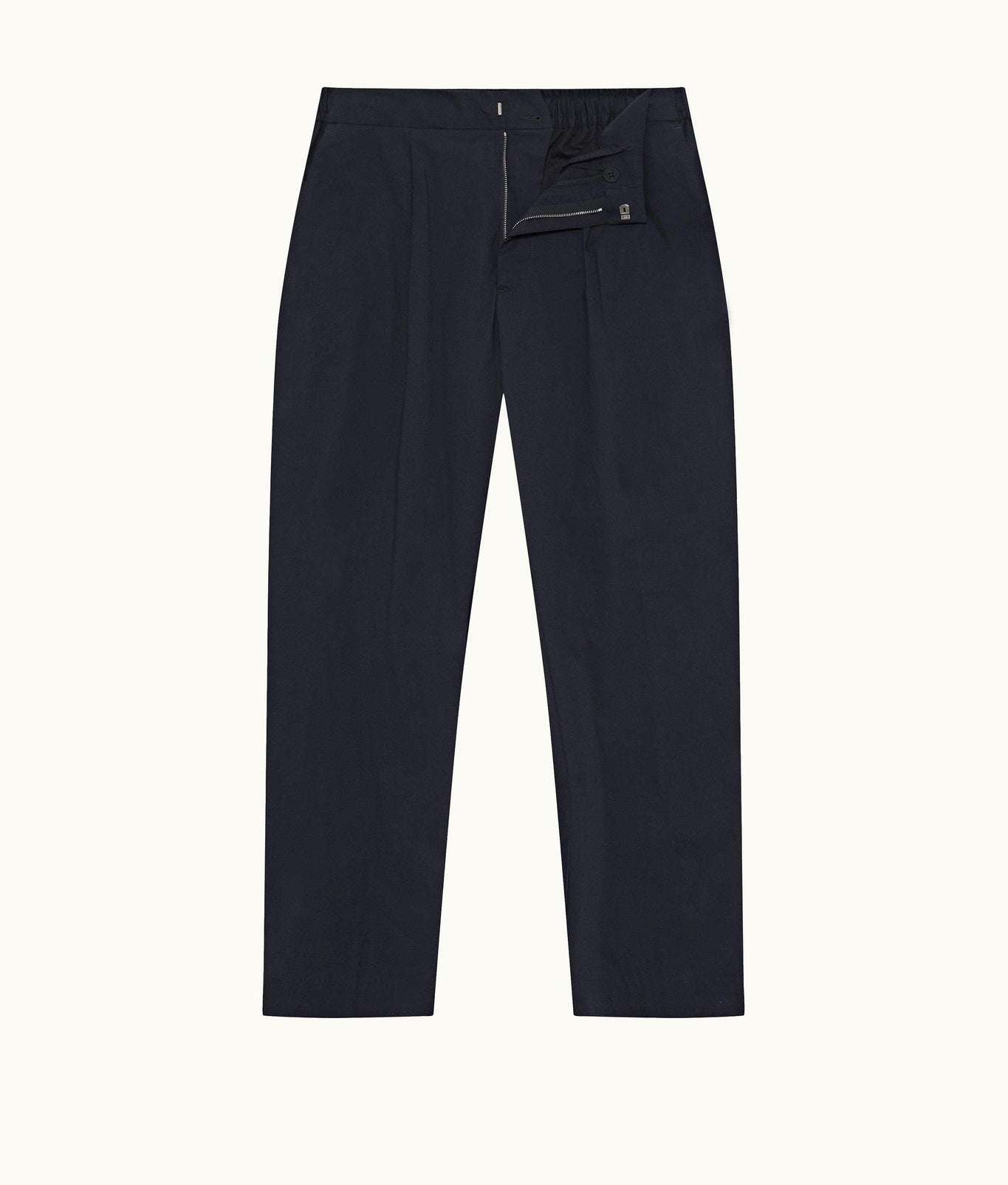 Sedgwick Tailored Fit Stretch-Cotton Trousers | Night Iris