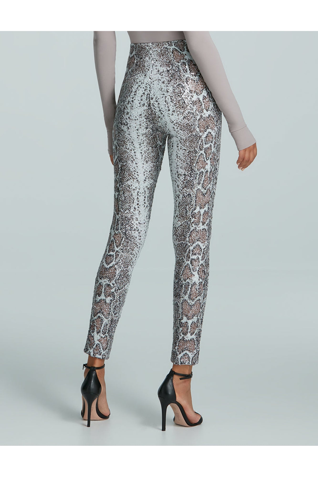 Sequin Animal Legging | Copper Snake