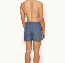 Setter Drawcord Perez Print Shorter-Length Swim Shorts | Springfield Blue