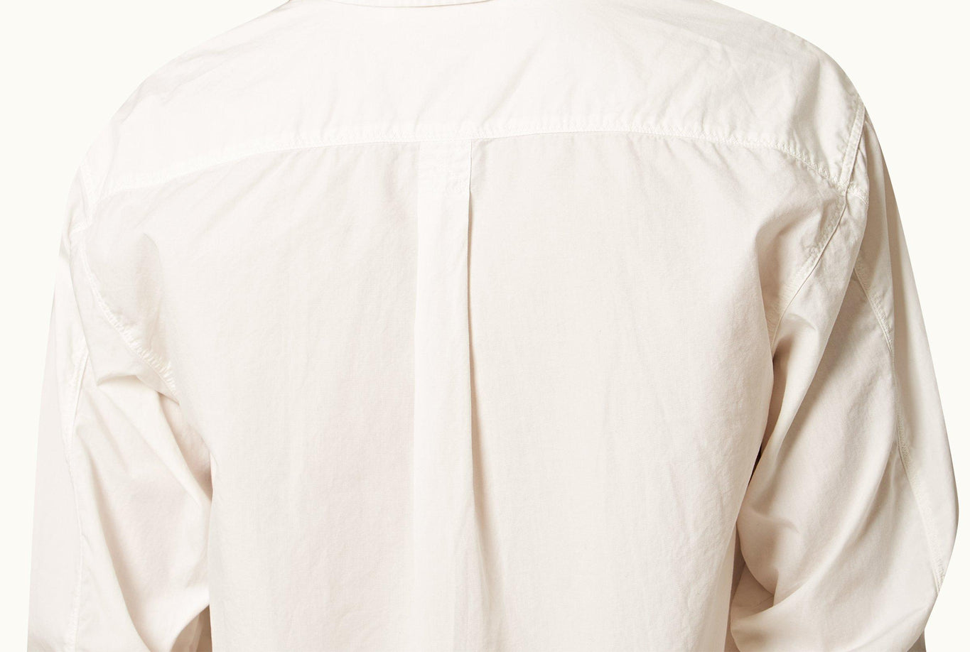 Shanklin Relaxed Fit Overhead Organic Cotton Shirt | White Sand