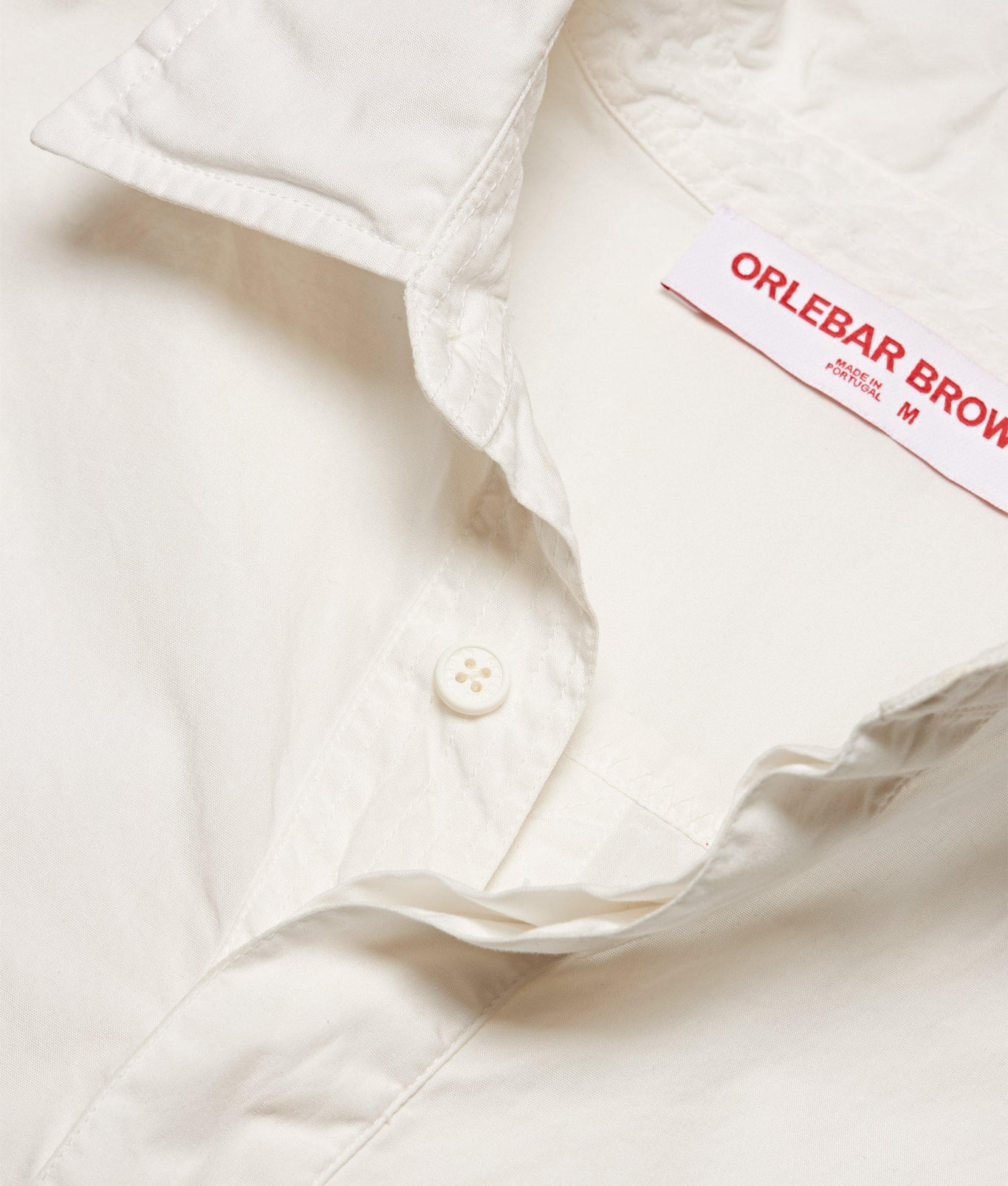 Shanklin Relaxed Fit Overhead Organic Cotton Shirt | White Sand