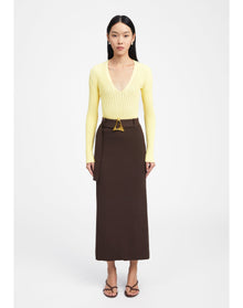 Shara | Long-Sleeved Top | Yellow