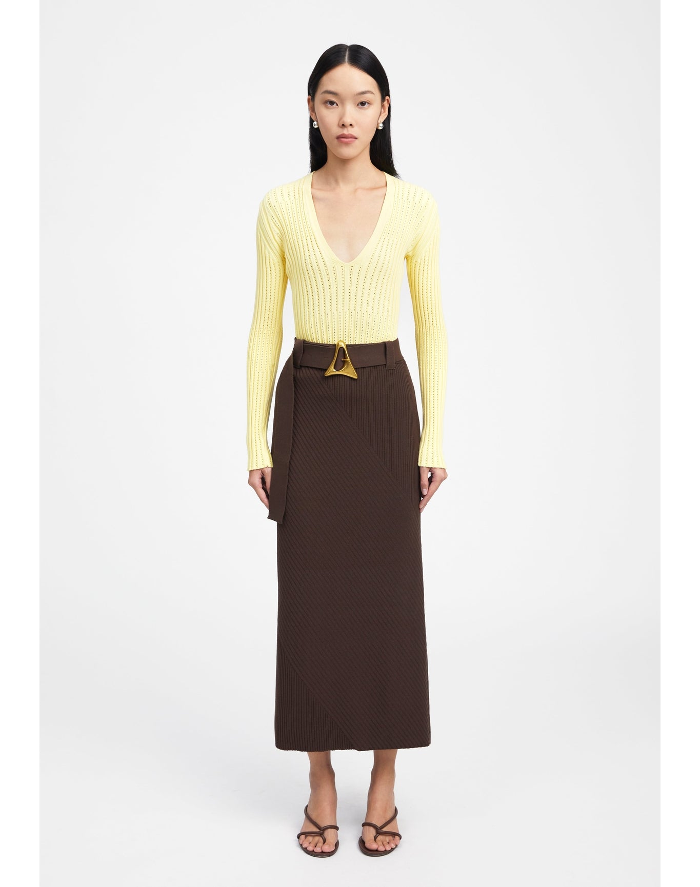 Shara | Long-Sleeved Top | Yellow