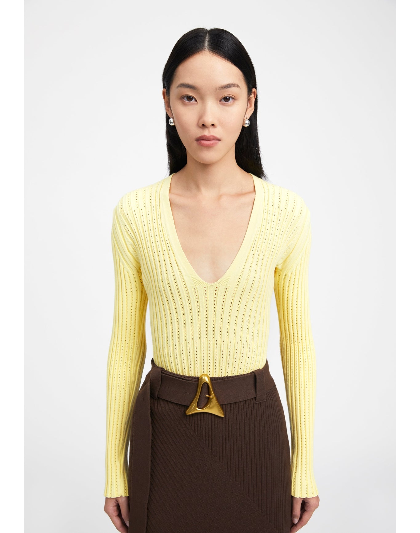 Shara | Long-Sleeved Top | Yellow