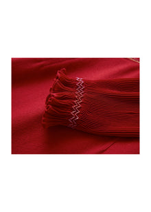 Sheep Wool Dress | Red